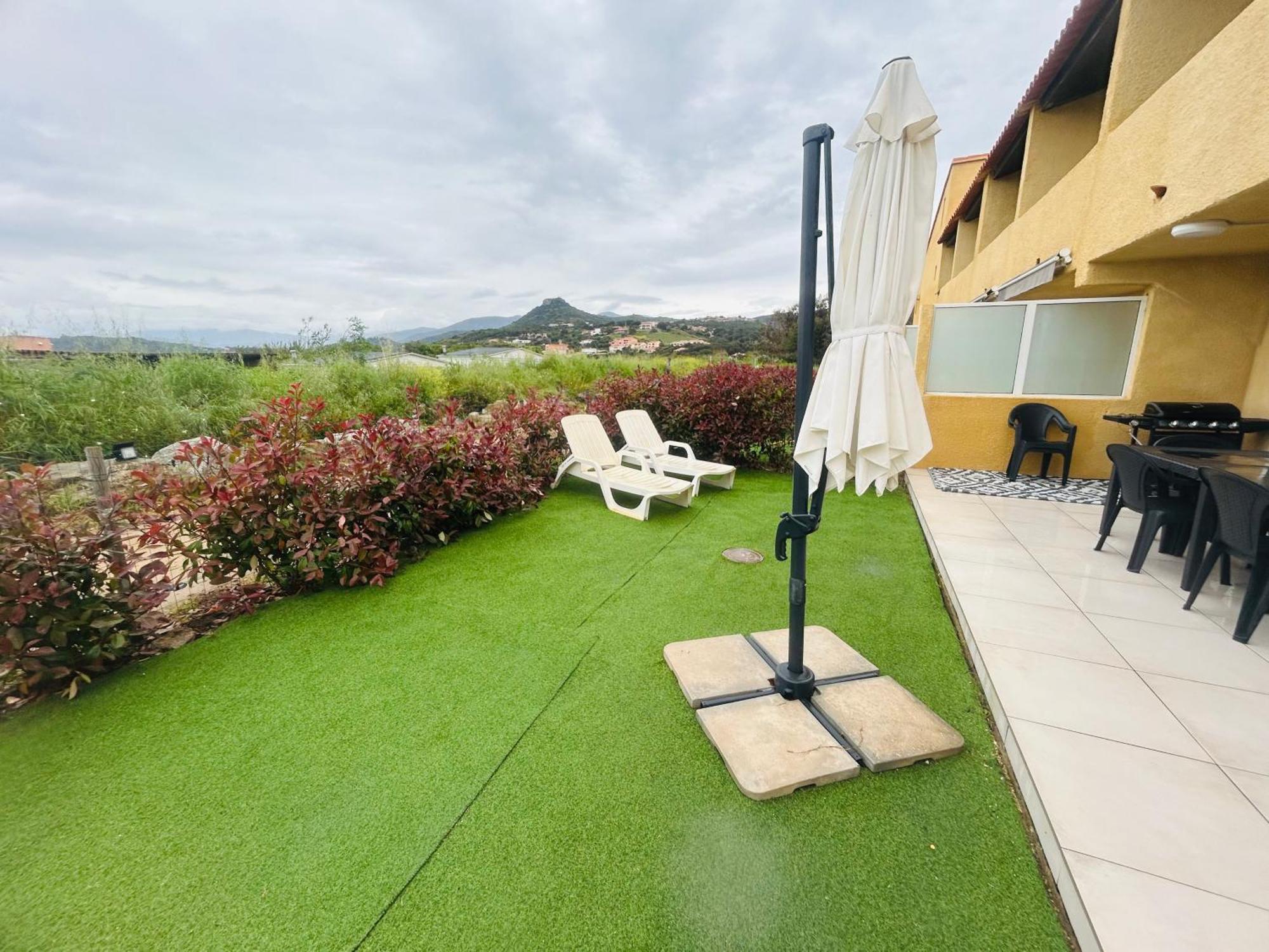 La Belle Vie F4 Bord De Plage Avec Jardin Calcatoggio  Extérieur photo